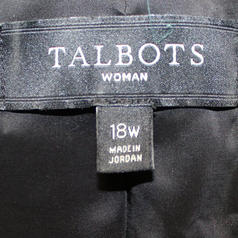 Talbots Plaid Fully-Lined Double-Button Blazer - … - image 4